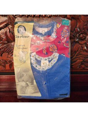 Gerber Blanket Sleeper 2-Pack 6 Months Polyester Basketball & Sports Print